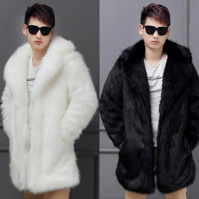 Luxury Winter Men Thicken Mid Long Coat Faux Fur Parka Overcoat Trench Outwear AHY-021, Black;brown
Luxury Winter Men Thicken Mid Long Coat Faux Fur Parka Overcoat Trench Outwear AHY-021, Black;brown