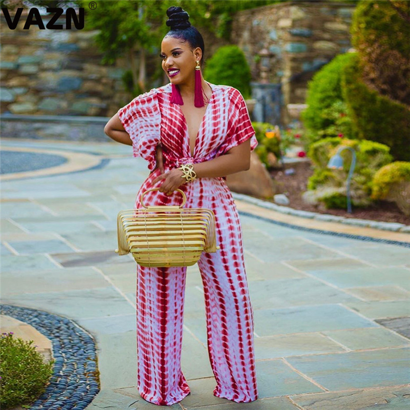 VAZN 2021 Shinny Night Party Rompers Plaid Print Jumpsuit Sexy Fashion Short Sleeve Loose Pants Office V-neck Jumpsuits, Red
VAZN 2021 Shinny Night Party Rompers Plaid Print Jumpsuit Sexy Fashion Short Sleeve Loose Pants Office V-neck Jumpsuits, Red