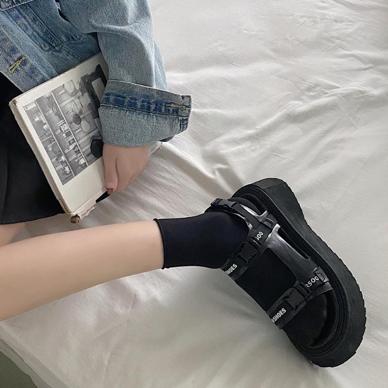 Dress Shoes All-Match Thick-Soled Increased Ladies Beach Sandals Summer Fashion Trend Casual Sports, Black
Dress Shoes All-Match Thick-Soled Increased Ladies Beach Sandals Summer Fashion Trend Casual Sports, Black