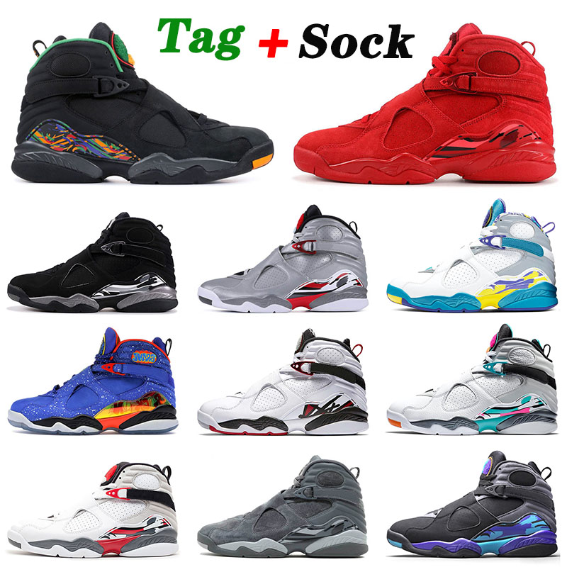 Jumpman 8 8s VIII Bred Playoff Mens Womens Basketball Shoes South Beach Aqua Black Cool Grey Snowflake Chrome Retro Trainers Sneakers 7-13, #8 aqua black 40-47
Jumpman 8 8s VIII Bred Playoff Mens Womens Basketball Shoes South Beach Aqua Black Cool Grey Snowflake Chrome Retro Trainers Sneakers 7-13, #8 aqua black 40-47