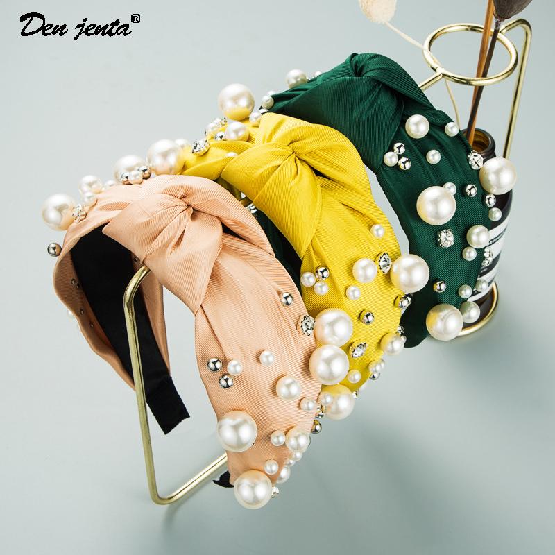 Hair Clips & Barrettes Fashion Rhinestone Headband For Women Solid Wide Side Pearl Hairbands Middle Knot Turban Girls Hoop Accessories, Golden;silver
Hair Clips & Barrettes Fashion Rhinestone Headband For Women Solid Wide Side Pearl Hairbands Middle Knot Turban Girls Hoop Accessories, Golden;silver