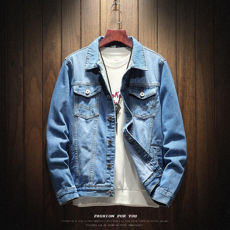 Style Fashion Men's Spring Slim Fit Casual Denim Jacket/Male Loose Cowboy Coat S-5XL Jackets