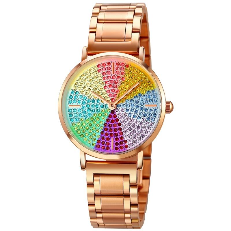 Wristwatches SKMEI 1811 Net Red Selling Fashion Trend Quartz Watch Color Crystal Dial Gypsophila Women's Waterproof Women Watches
Wristwatches SKMEI 1811 Net Red Selling Fashion Trend Quartz Watch Color Crystal Dial Gypsophila Women's Waterproof Women Watches