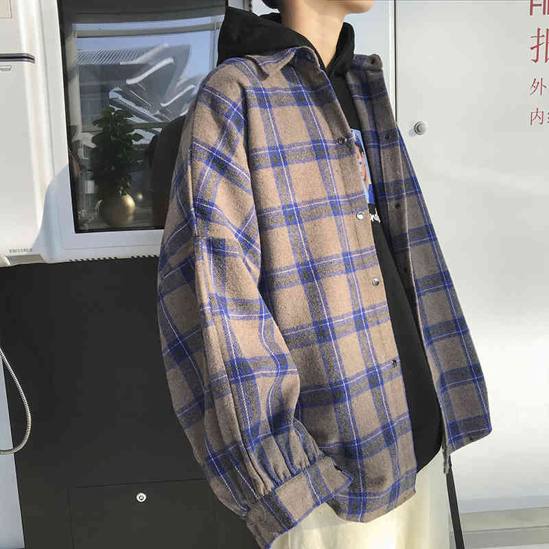 Men's Jackets Big plaid shirt, Korean fashion, , female, male, hip hop, couple, plus size clothes, unissex, harajuku, casual, top 59MJ, 1# shoe box
Men's Jackets Big plaid shirt, Korean fashion, , female, male, hip hop, couple, plus size clothes, unissex, harajuku, casual, top 59MJ, 1# shoe box