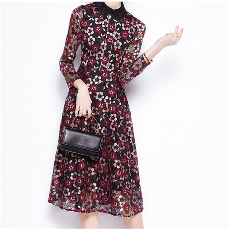 Self Portrait Dress Elegant Women See Though Long Sleeve Pleated Lace Chiffon Summer Midi 210603, Picture color
Self Portrait Dress Elegant Women See Though Long Sleeve Pleated Lace Chiffon Summer Midi 210603, Picture color