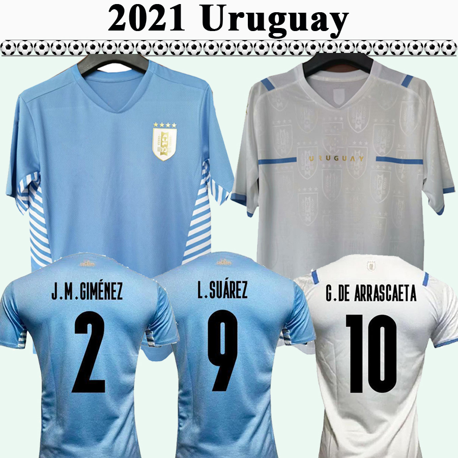 2021 Uruguay G. DE EARRASCAETA Mens Soccer Jerseys D.GODIN J. M. GIMENEZ R. BENTANCUR L.SUAREZ Home Blue Away White Fotball Shirt Short Sleeves, Qm3478 2021 home no patch
2021 Uruguay G. DE EARRASCAETA Mens Soccer Jerseys D.GODIN J. M. GIMENEZ R. BENTANCUR L.SUAREZ Home Blue Away White Fotball Shirt Short Sleeves, Qm3478 2021 home no patch