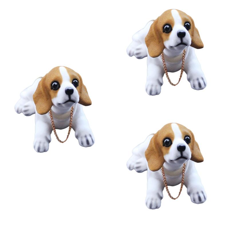 Interior Decorations 3pcs Shaking Head Dog Decoration Adorable Car Adornment Desktop For Home Shop (Beagle)
Interior Decorations 3pcs Shaking Head Dog Decoration Adorable Car Adornment Desktop For Home Shop (Beagle)