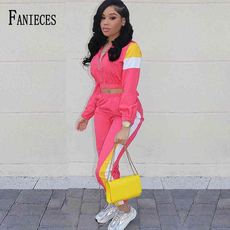 Women' Tracksuit Set 2 Piece Zipper Top Sweatshirt + Pants ensemble femme Sport Suit Spring Autumn Sportswear Sudaderas 210520, Fuchsia
Women' Tracksuit Set 2 Piece Zipper Top Sweatshirt + Pants ensemble femme Sport Suit Spring Autumn Sportswear Sudaderas 210520, Fuchsia