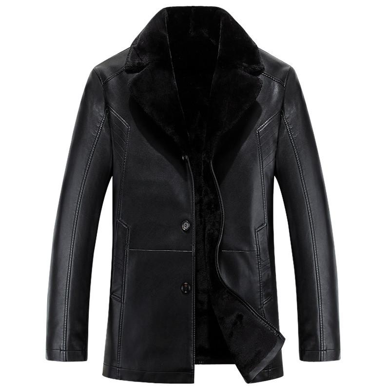 Men's Fur & Faux Russian Winter Black Leather Jackets High Quality Thick Warm Mens Jacket And Coat Fashion Casual Clothing Jaquet
Men's Fur & Faux Russian Winter Black Leather Jackets High Quality Thick Warm Mens Jacket And Coat Fashion Casual Clothing Jaquet