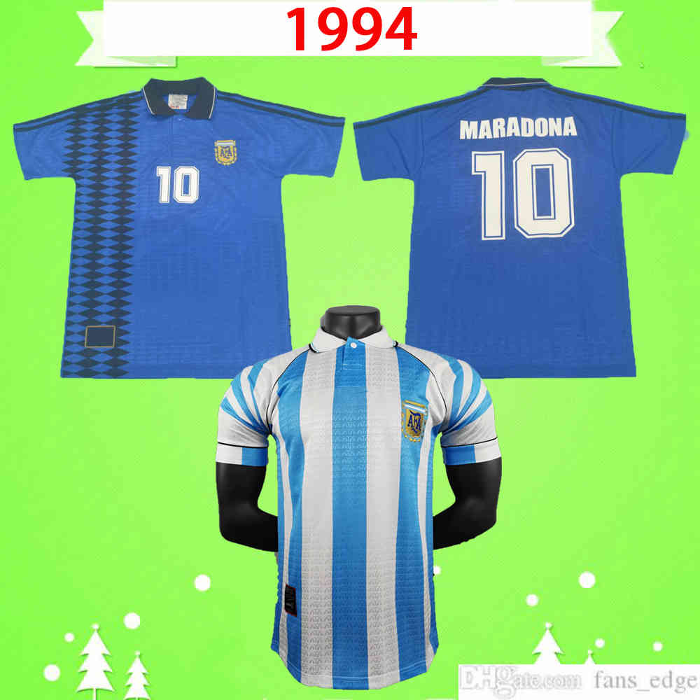 Argentina 1994 Retro Soccer Jersey home away Vintage #10 Maradona #7 CANIGGIA commemorate antique Collection 94 classic football shirt top uniform, Black;yellow
Argentina 1994 Retro Soccer Jersey home away Vintage #10 Maradona #7 CANIGGIA commemorate antique Collection 94 classic football shirt top uniform, Black;yellow