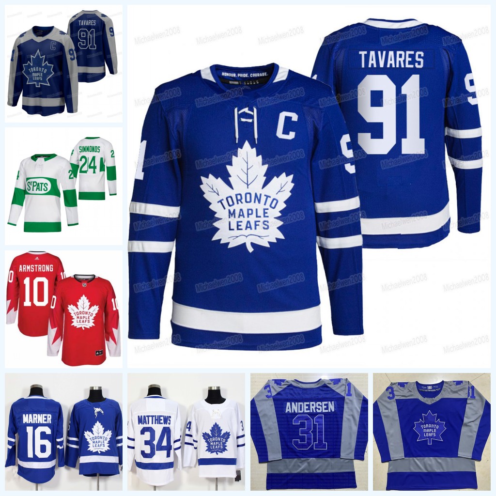 John Tavares Toronto Maple Leafs 2021-22 Jersey Wayne Simmonds Auston Matthews Jason Spezza Antti Suomela Mitchell Marner Ben Hutton T.J. Brodie Morgan Rielly, Men 
John Tavares Toronto Maple Leafs 2021-22 Jersey Wayne Simmonds Auston Matthews Jason Spezza Antti Suomela Mitchell Marner Ben Hutton T.J. Brodie Morgan Rielly, Men