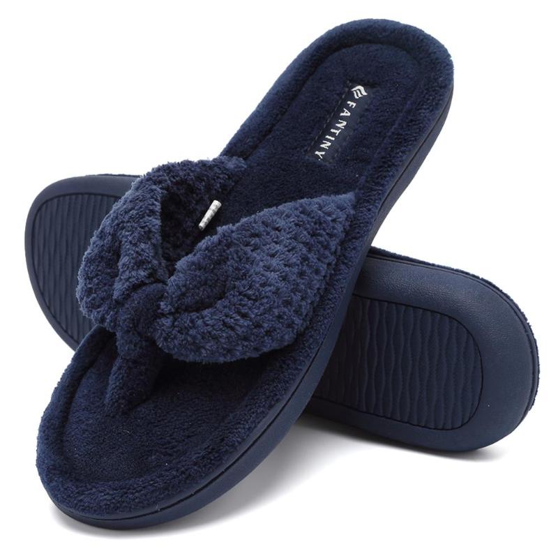Slippers CIOR Fantiny Women's Cozy Memory Foam Spa Thong Flip Flops
