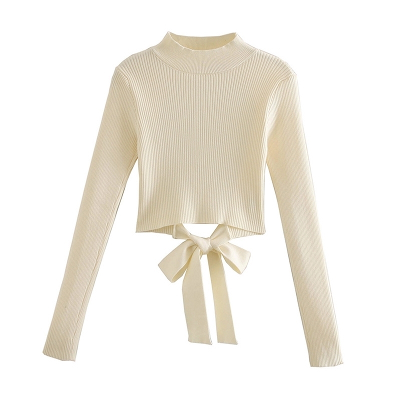 women knitted pullovers fashion knit sweater backless long sleeve split design tight-fitting lace-up tops 210524, Ivory
women knitted pullovers fashion knit sweater backless long sleeve split design tight-fitting lace-up tops 210524, Ivory