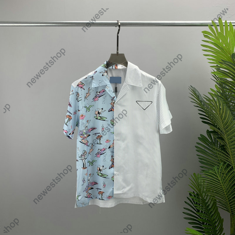 2022 Europe Italy mens t shirts Spring Summer Men Hawaii Beach Casual montage Shirt Cool Hip hop Short Sleeve stripe Print Designer t shirt Tee, White
2022 Europe Italy mens t shirts Spring Summer Men Hawaii Beach Casual montage Shirt Cool Hip hop Short Sleeve stripe Print Designer t shirt Tee, White