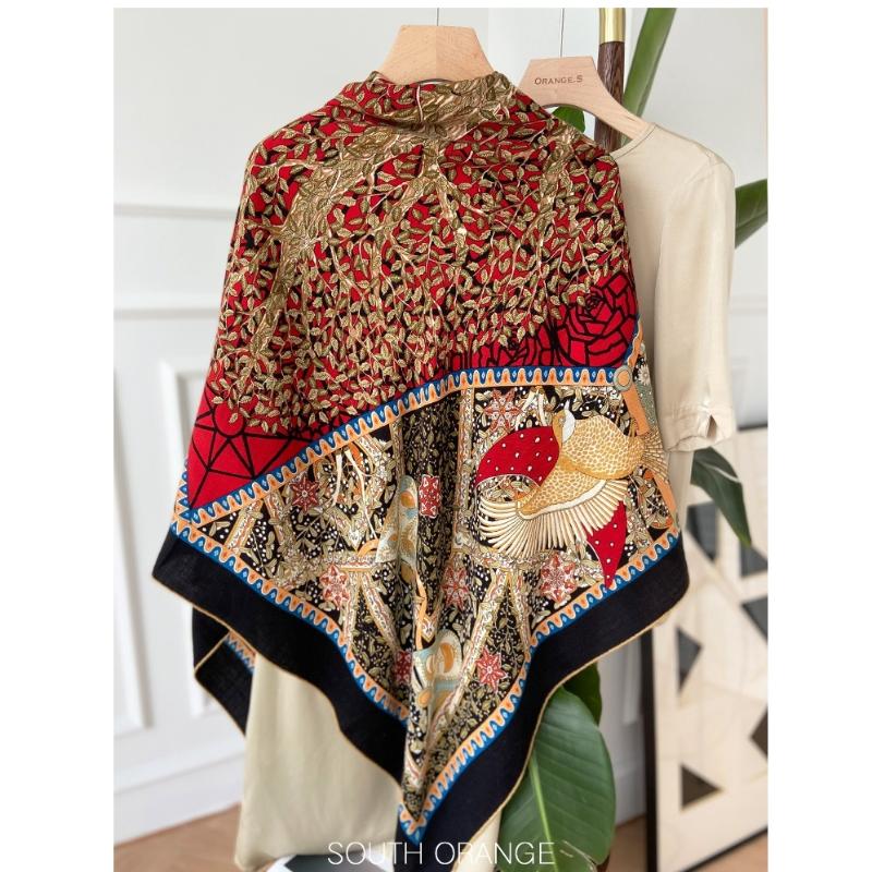 Scarves Classic Print Women Winter Wraps Large Square Wool Blanket Shawl Cape 130*130cm
Scarves Classic Print Women Winter Wraps Large Square Wool Blanket Shawl Cape 130*130cm