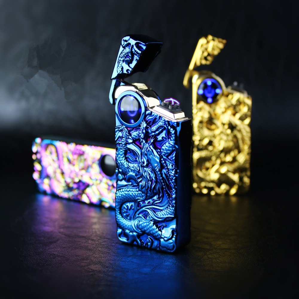 Dragon Reief Usb ighter Doube Arc Pasma Windproof For Cigarette Smoking Eectric ighter Materia Meta Fameess
Dragon Reief Usb ighter Doube Arc Pasma Windproof For Cigarette Smoking Eectric ighter Materia Meta Fameess