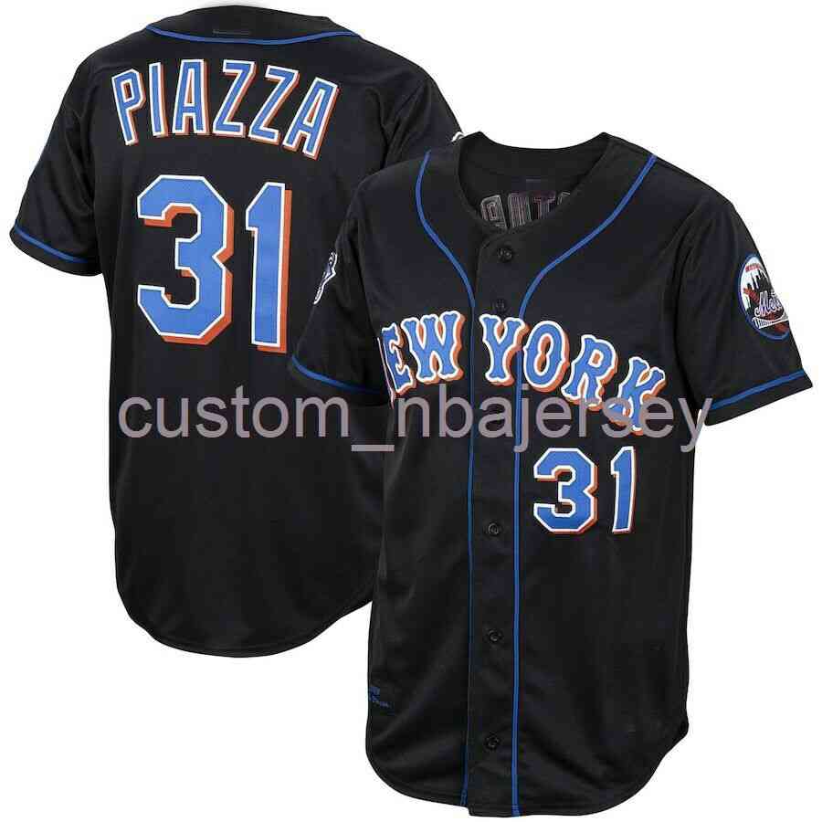 Custom Mike Piazza #31 Mitchell & Ness Black 2000 Jersey Stitched Men Women Youth Kid Baseball Jersey -6XL
Custom Mike Piazza #31 Mitchell & Ness Black 2000 Jersey Stitched Men Women Youth Kid Baseball Jersey -6XL