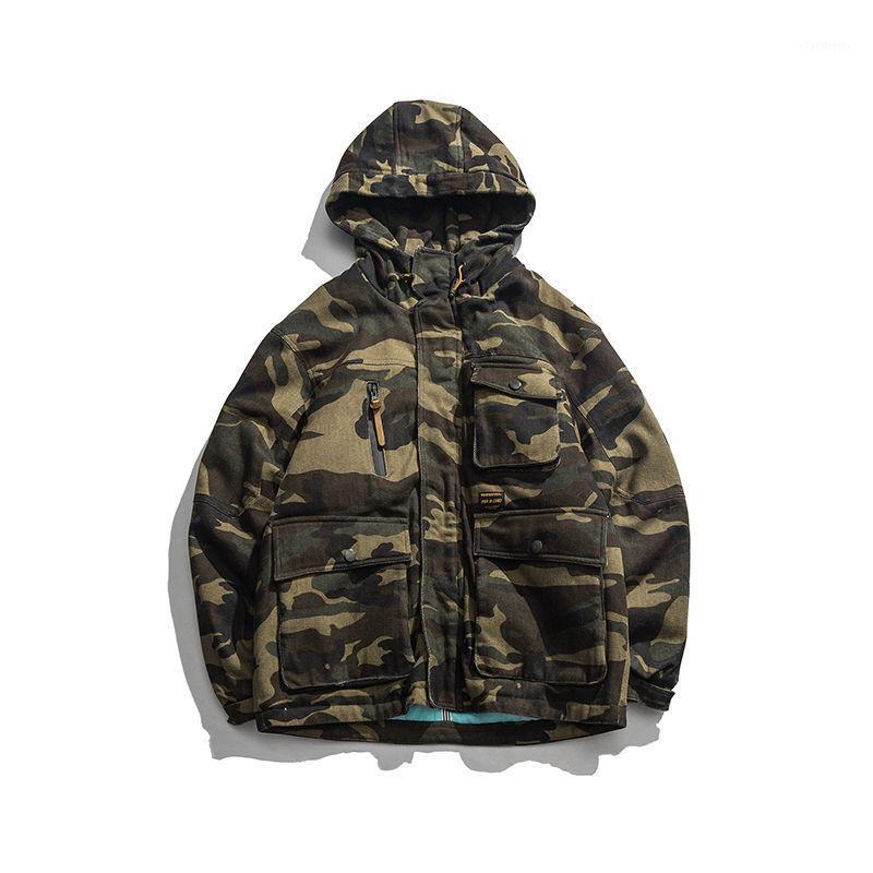 Men's Down & Parkas 2021 Winter Men Jackets Japanese Fashion Personalized Camouflage Large Pocket Tooling Cotton-padded Thickened Coat, Black
Men's Down & Parkas 2021 Winter Men Jackets Japanese Fashion Personalized Camouflage Large Pocket Tooling Cotton-padded Thickened Coat, Black