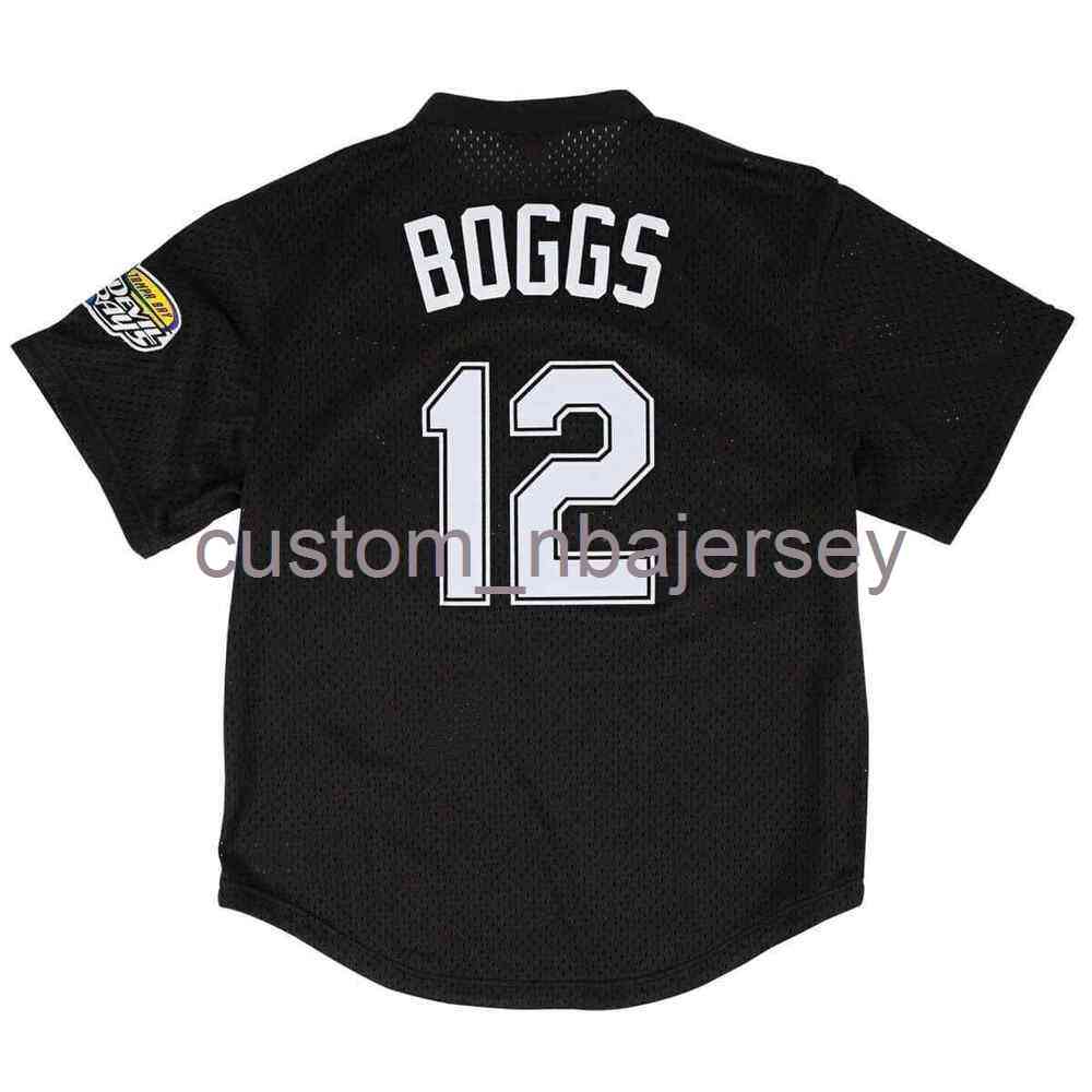 Custom Wade Boggs Mitchell & Ness Black 1998 Mesh Jersey Stitched Men Women Youth Kid Baseball Jersey XS-6XL
Custom Wade Boggs Mitchell & Ness Black 1998 Mesh Jersey Stitched Men Women Youth Kid Baseball Jersey XS-6XL