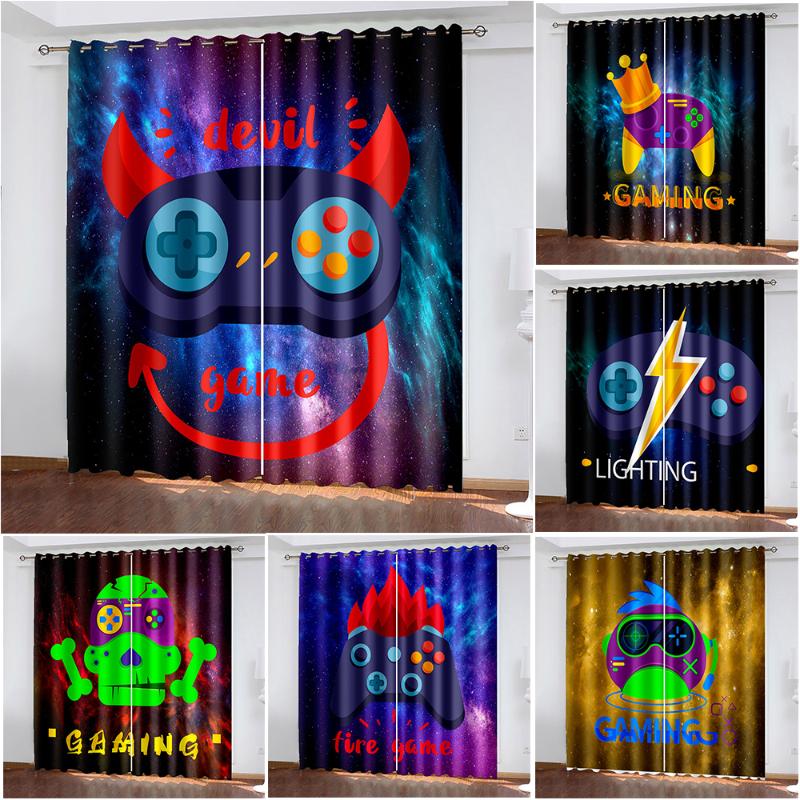 Curtain & Drapes Gamepad Printing Blackout Living Room Cartoon Home Decoration Bedroom Double Open Cortina De Ventana 280x245cm
Curtain & Drapes Gamepad Printing Blackout Living Room Cartoon Home Decoration Bedroom Double Open Cortina De Ventana 280x245cm