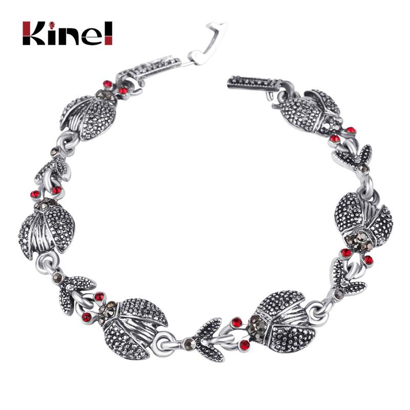 Low Price Supply Merchant Classical Mascot Ladybird Red Crystal Alloy Tibet Silver Color Vintage Jewelry Bracelets For Women Link, Chain
Low Price Supply Merchant Classical Mascot Ladybird Red Crystal Alloy Tibet Silver Color Vintage Jewelry Bracelets For Women Link, Chain