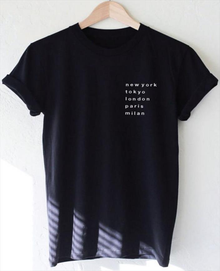 york tokyo london paris letters mens men print cotton casual funny shirt for lady hipster drop ship z, White;black
york tokyo london paris letters mens men print cotton casual funny shirt for lady hipster drop ship z, White;black