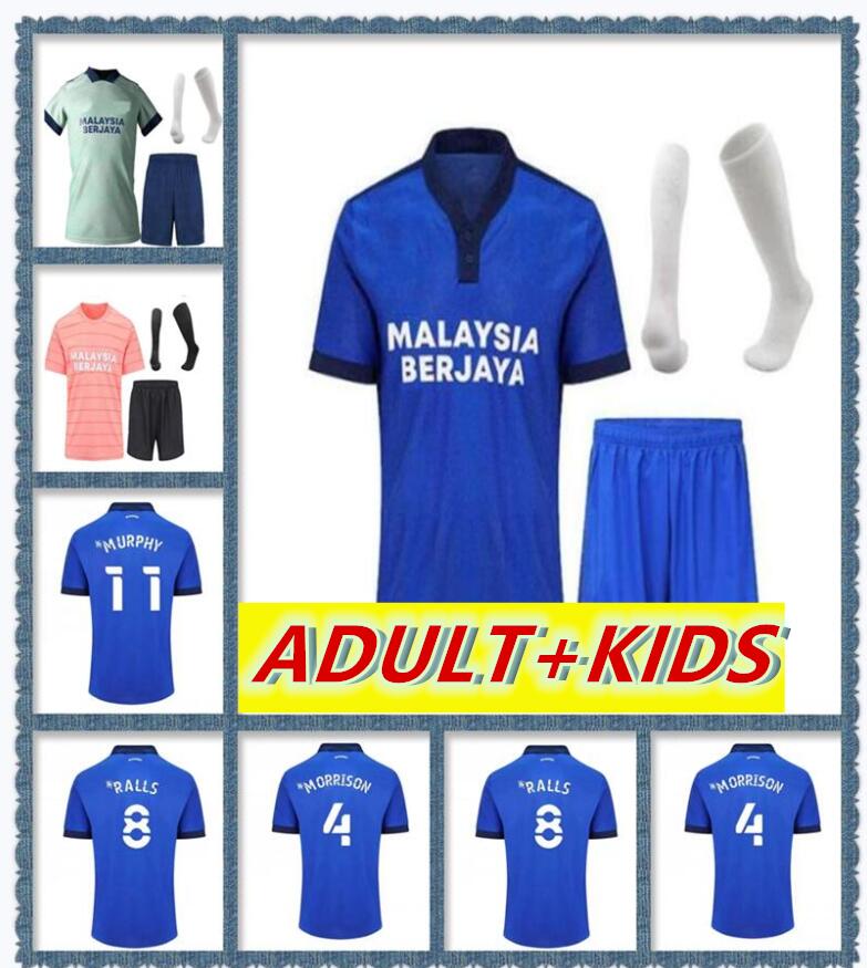 21/22 Cardiff soccer jerseys city men kids kit+socks full sets retro Moore 1990 camisetas de fútbol Morrison Ralls Murphy Hoilett Leandro football shirts 2021 2022 
21/22 Cardiff soccer jerseys city men kids kit+socks full sets retro Moore 1990 camisetas de fútbol Morrison Ralls Murphy Hoilett Leandro football shirts 2021 2022