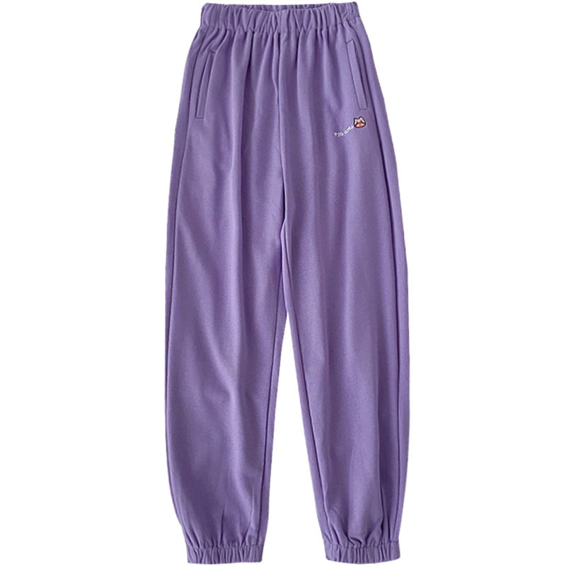 Embroidery Sweatpants Women Track Pants Joggers Casual Loose Running Female Tracksuits Streetwear Fashion Trousers 210422