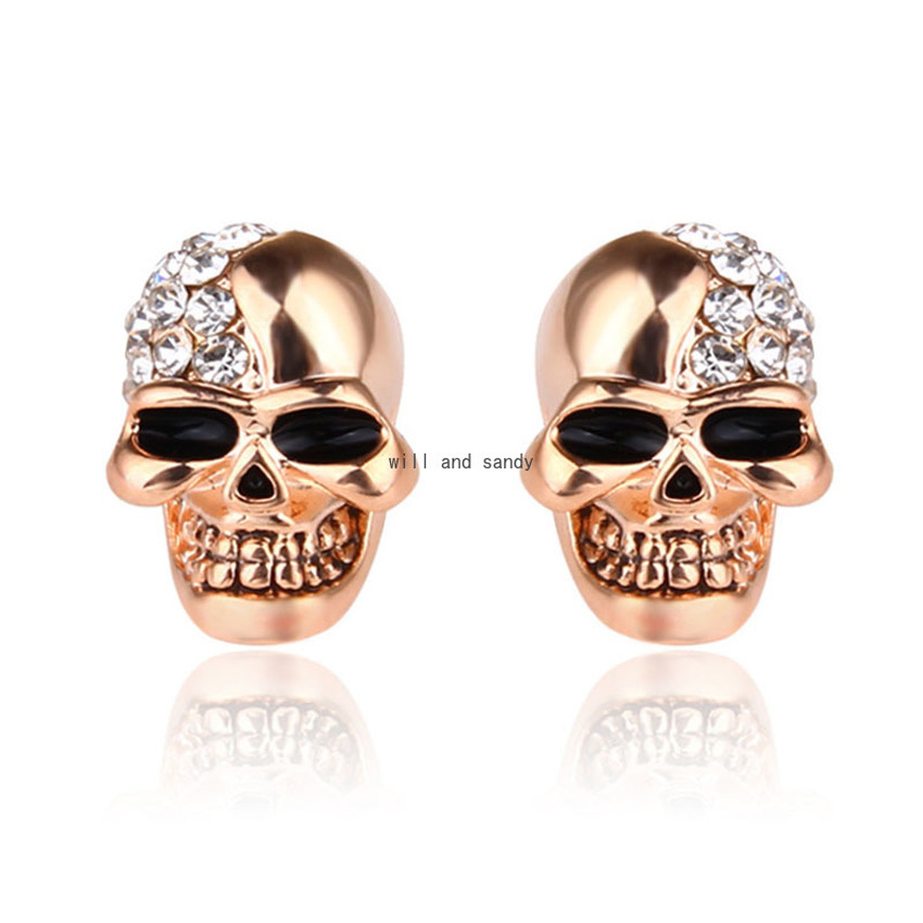 Celtic Skull Earrings Stud Men Women Vintage Punk Zircon Diamond Studs Ear Rings Fashion Piercing body Jewelry Will and Sandy
Celtic Skull Earrings Stud Men Women Vintage Punk Zircon Diamond Studs Ear Rings Fashion Piercing body Jewelry Will and Sandy