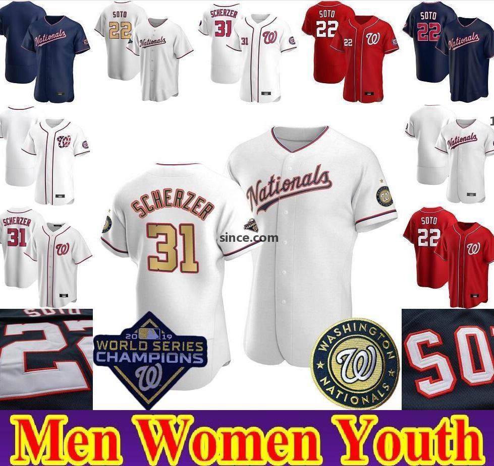 Washington 22 Juan Soto 31 Max Scherzer 37 Stephen Strasburg 8 Carter Kieboom Jon Lester 52 Brad Hand Custom Baseball Nationals Jersey 01, Blue;black
Washington 22 Juan Soto 31 Max Scherzer 37 Stephen Strasburg 8 Carter Kieboom Jon Lester 52 Brad Hand Custom Baseball Nationals Jersey 01, Blue;black