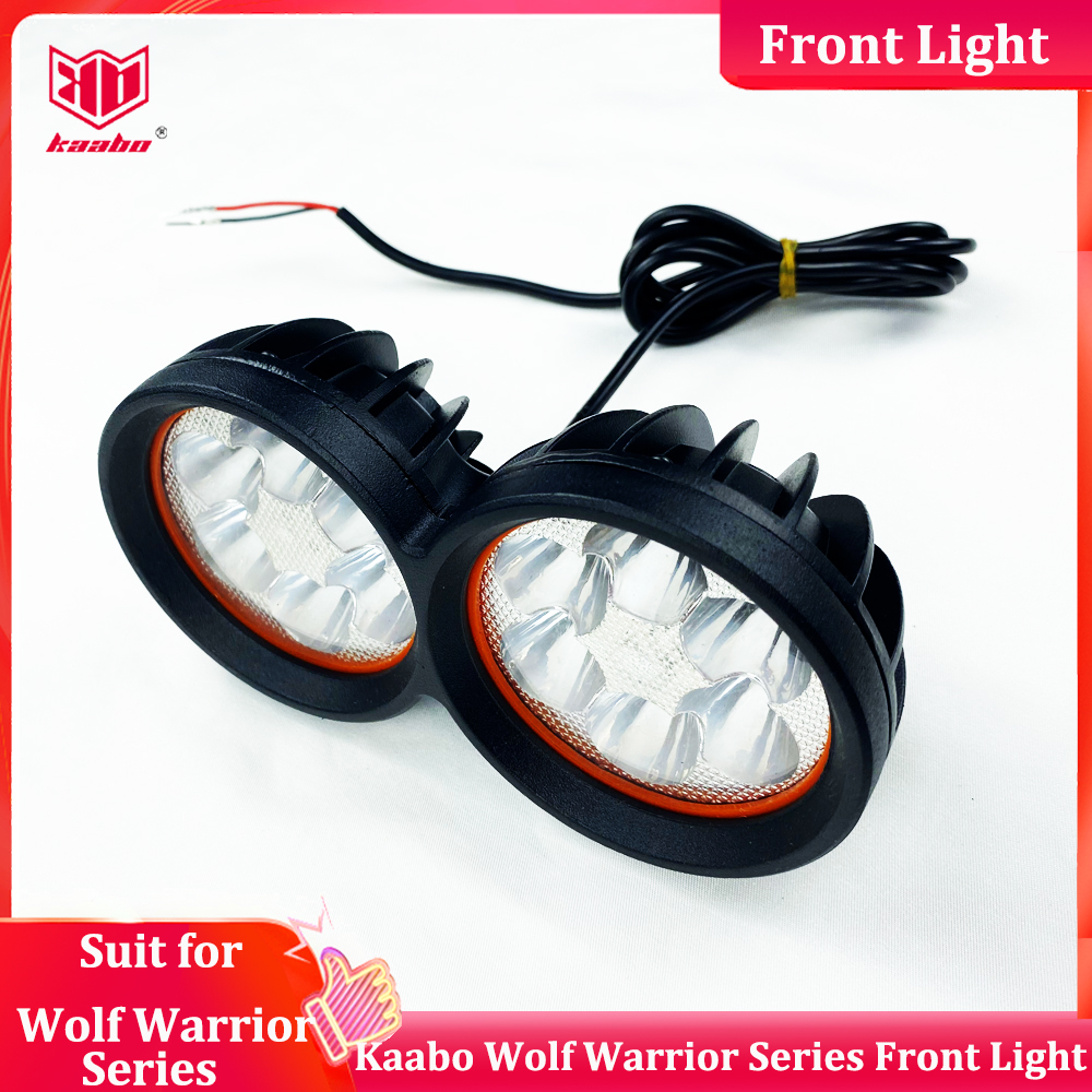 Original Kaabo Wolf Warrior Series Front Light Headlight Part for Kaabo Wolf Warrior X/11 King+ E-scooter Official Kaabo Accessories
Original Kaabo Wolf Warrior Series Front Light Headlight Part for Kaabo Wolf Warrior X/11 King+ E-scooter Official Kaabo Accessories