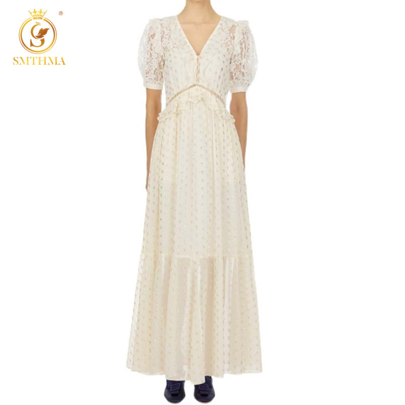 Arrival Ladies Runway Style High Waist Slim Ruffle Long Dress Women' Sexy V-Neck Dot Big Swing Elegant Dresses Vestido 210520, Photo color
Arrival Ladies Runway Style High Waist Slim Ruffle Long Dress Women' Sexy V-Neck Dot Big Swing Elegant Dresses Vestido 210520, Photo color