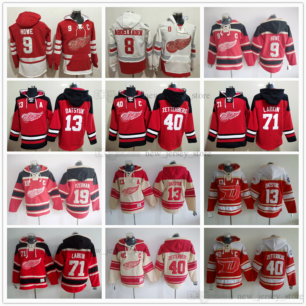 Stitched Hockey Outdoor Jackets Hoodies Jerseys 8 Justin Abdelkader 9 Gordie Howe 13 Pavel Datsyuk 19 Steve Yzerman 71 Dylan Zetterberg Larkin Red White Hoodie, Same as picture
Stitched Hockey Outdoor Jackets Hoodies Jerseys 8 Justin Abdelkader 9 Gordie Howe 13 Pavel Datsyuk 19 Steve Yzerman 71 Dylan Zetterberg Larkin Red White Hoodie, Same as picture