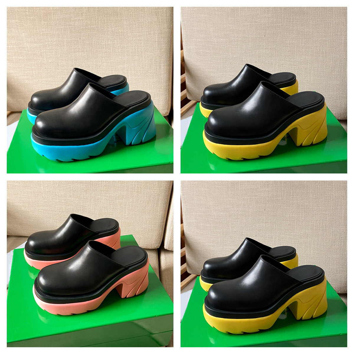 High Quality designer latest Slipper womens shoes sandals Fashion color with High heeled Leather heels Novelty slippers women thick soles s, Choco
High Quality designer latest Slipper womens shoes sandals Fashion color with High heeled Leather heels Novelty slippers women thick soles s, Choco