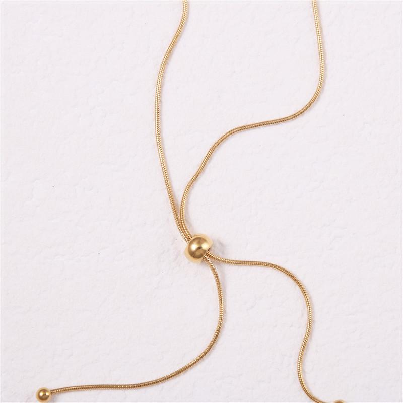 Pendant Necklaces High End Stainless Steel Jewelry Fine Snake Chain Adjusable Necklace For Women, Silver
Pendant Necklaces High End Stainless Steel Jewelry Fine Snake Chain Adjusable Necklace For Women, Silver