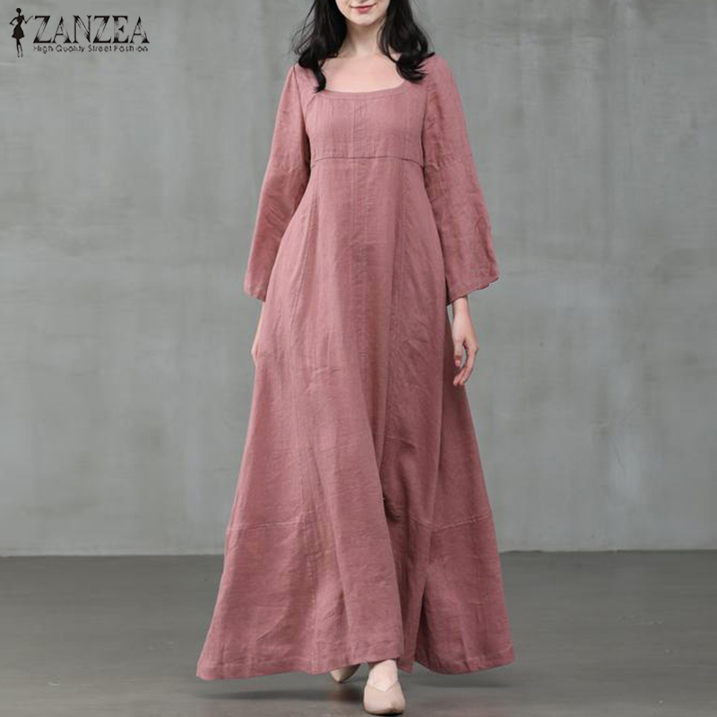 ZANZEA Women Autumn Dress Vintage Square Collar Long Flare Sleeve Sundress Loose Party Dresses Robe Casual Cotton Linen Vestido7, Yellow
ZANZEA Women Autumn Dress Vintage Square Collar Long Flare Sleeve Sundress Loose Party Dresses Robe Casual Cotton Linen Vestido7, Yellow