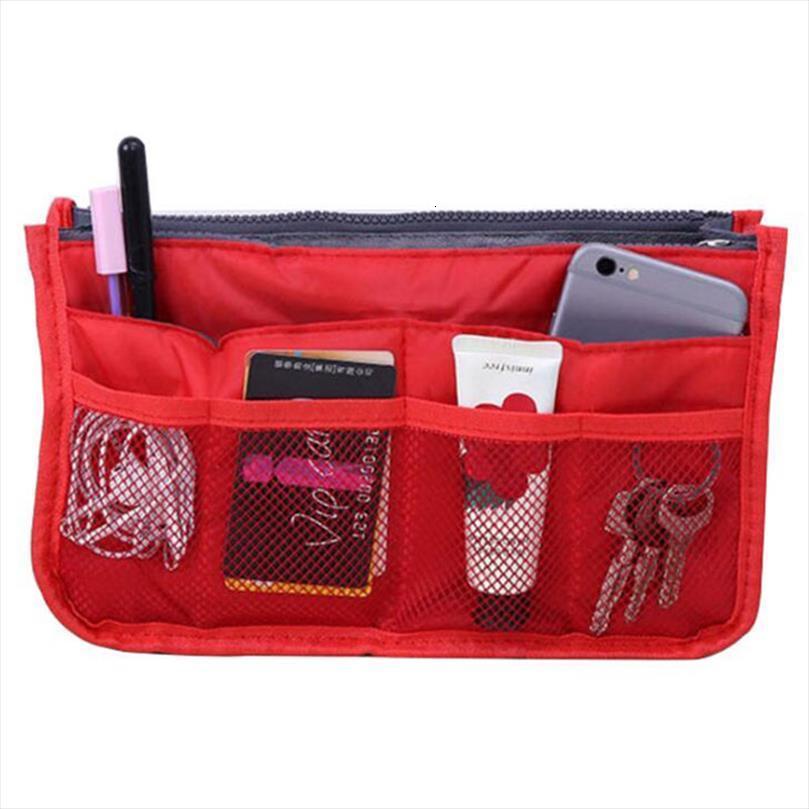 Organizer Insert Women Nylon Travel Cosmetic Bags Handbag Purse Large Liner Lady Makeup Female Tote, Rose red
Organizer Insert Women Nylon Travel Cosmetic Bags Handbag Purse Large Liner Lady Makeup Female Tote, Rose red