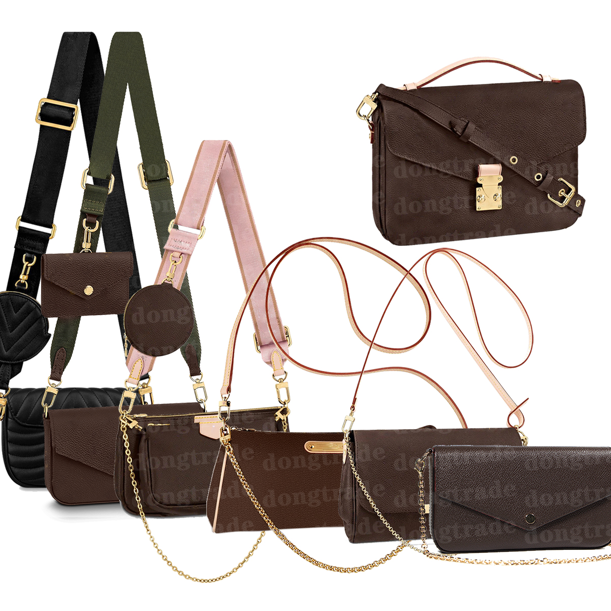 Shoulder Bag Women Designer Bags Handbag Pochette Accessories Crossbody Mini Coin Purse Key Pouch Wallet Card Holder Dongtrade, Leave message for what you want
Shoulder Bag Women Designer Bags Handbag Pochette Accessories Crossbody Mini Coin Purse Key Pouch Wallet Card Holder Dongtrade, Leave message for what you want