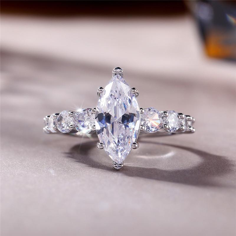 Wedding Rings Huitan Crystal Marquise Cubic Zircona For Women Brilliant Female Party Accessories Love Gift Statement Jewelry
Wedding Rings Huitan Crystal Marquise Cubic Zircona For Women Brilliant Female Party Accessories Love Gift Statement Jewelry
