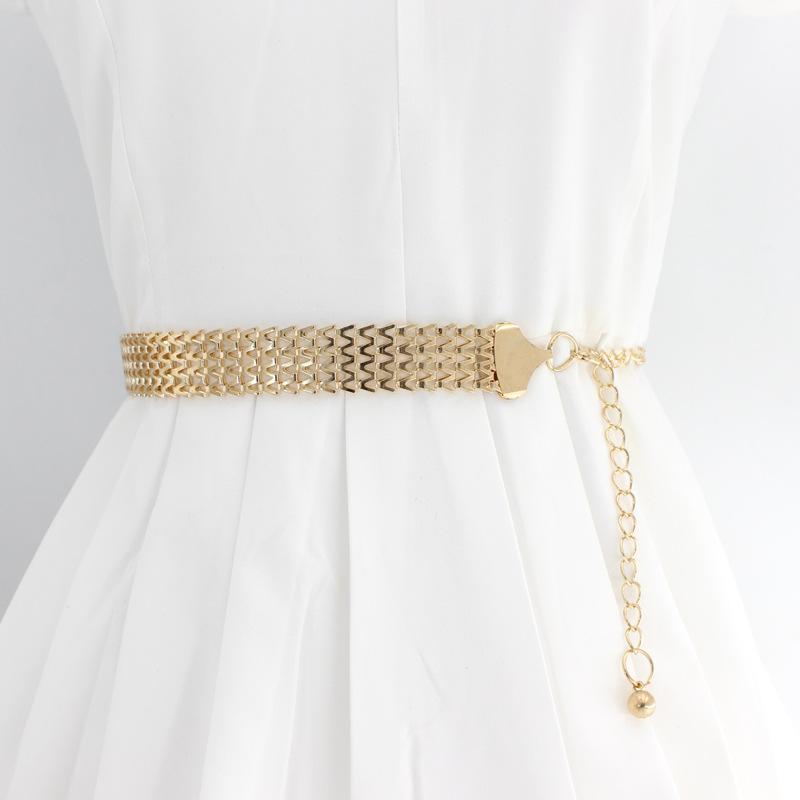 Belts Gold Elastic Belt For Women Flower Leaf Ladies Waist Dresses Stretch Skinny Metal Female Elastische Riem, Black;brown
Belts Gold Elastic Belt For Women Flower Leaf Ladies Waist Dresses Stretch Skinny Metal Female Elastische Riem, Black;brown