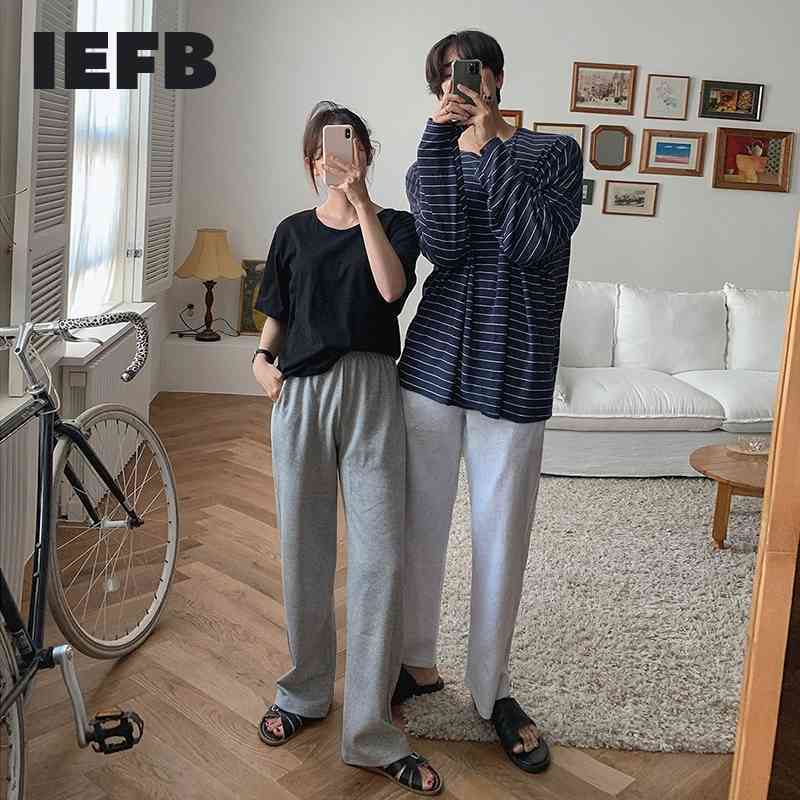 IEFB Grey Sports Pants Men's Korean Fashion Loose Casual Pants Lovers' Straight Wide Leg Long Trousers 9Y7692 210524, Black
IEFB Grey Sports Pants Men's Korean Fashion Loose Casual Pants Lovers' Straight Wide Leg Long Trousers 9Y7692 210524, Black