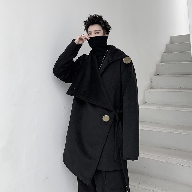 Men's Trench Coats Woolen Coat Autumn And Winter Dark Department Retro Copper Buckle Classic Neutral Leisure Loose Large, Tan;black
Men's Trench Coats Woolen Coat Autumn And Winter Dark Department Retro Copper Buckle Classic Neutral Leisure Loose Large, Tan;black