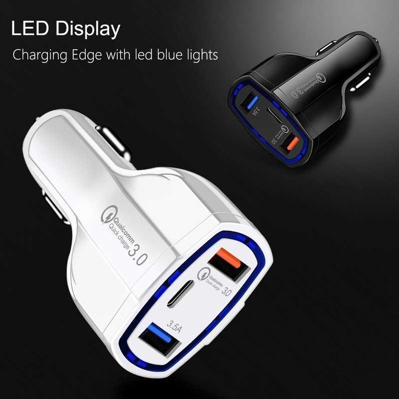 Car Dual USB Charger QC 3.0 Type-c Adapter Fast Charging For Mobile Phone Ipad IPhone Smart Charging
Car Dual USB Charger QC 3.0 Type-c Adapter Fast Charging For Mobile Phone Ipad IPhone Smart Charging