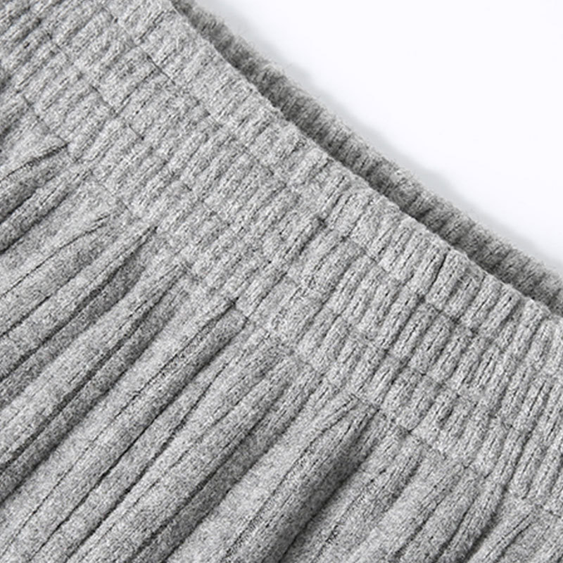 Harem Pants Women Casual Loose Korean Style Thick Knitted Sweatpants Autumn Winter Fashion Trousers Femme B0D302N 210416