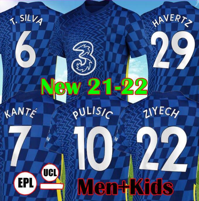 Men T-Shirt Thailand 21 22 T.SILVA WERNER PULISIC KANTE home blue soccer jerseys Men + Kids sets uniform MOUNT CHILWELL ZIYECH 2021 2022 sea, White;black
Men T-Shirt Thailand 21 22 T.SILVA WERNER PULISIC KANTE home blue soccer jerseys Men + Kids sets uniform MOUNT CHILWELL ZIYECH 2021 2022 sea, White;black