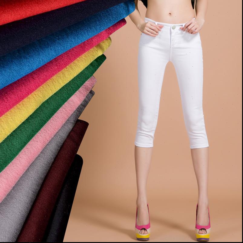fashion women capri elastic jeans candy color tight pencil pants casual female trousers mid waist calf length clothing, Black;white
fashion women capri elastic jeans candy color tight pencil pants casual female trousers mid waist calf length clothing, Black;white