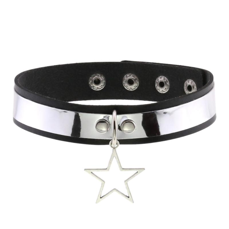 Vintage PU Leather Choker Collares Necklace For Women Girls Harajuku Gothic Star Pendant Statement Necklaces 2021 Jewelry Chokers
Vintage PU Leather Choker Collares Necklace For Women Girls Harajuku Gothic Star Pendant Statement Necklaces 2021 Jewelry Chokers