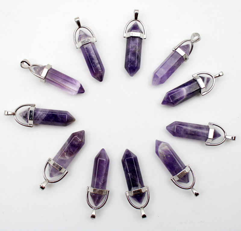 24pcs Natural stone lapis lazuli amethysts crystal agates pillar Pendant for diy Jewelry making necklaces Accessories
24pcs Natural stone lapis lazuli amethysts crystal agates pillar Pendant for diy Jewelry making necklaces Accessories