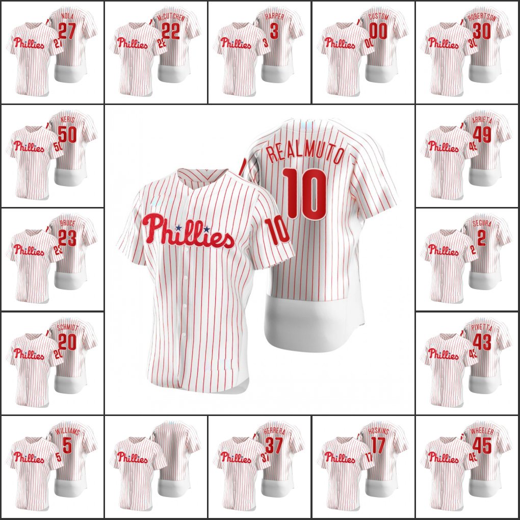 PhiladelphiaPhillies Men Women Youth #3 BryceHarper 27 Aaron Nola 17 Rhys Hoskins 4 Scott Kingery Custom White Authentic Jersey, Black
PhiladelphiaPhillies Men Women Youth #3 BryceHarper 27 Aaron Nola 17 Rhys Hoskins 4 Scott Kingery Custom White Authentic Jersey, Black