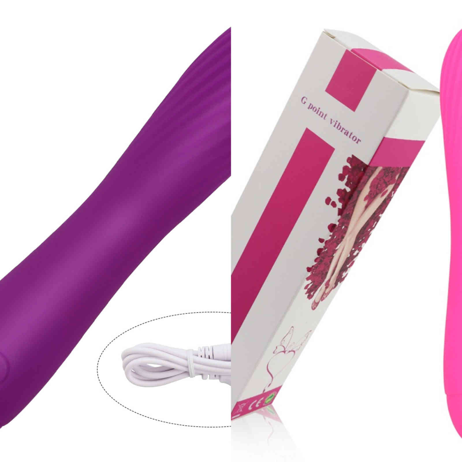 NXY Vibrateurs Dildo Vibrator Clitorissex pour femmes Fil Massager G Spot Pussy Vagin Stimulateur adulte Toys USB RECHARGable Emperpose 1118